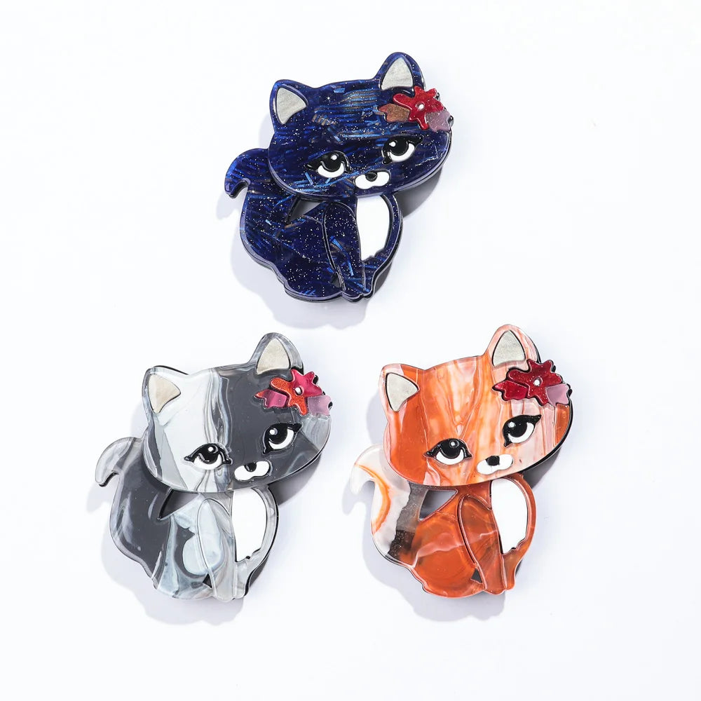 Twinkle Paws Kitten Pin - 3 colors - Hello Baabs LLC 