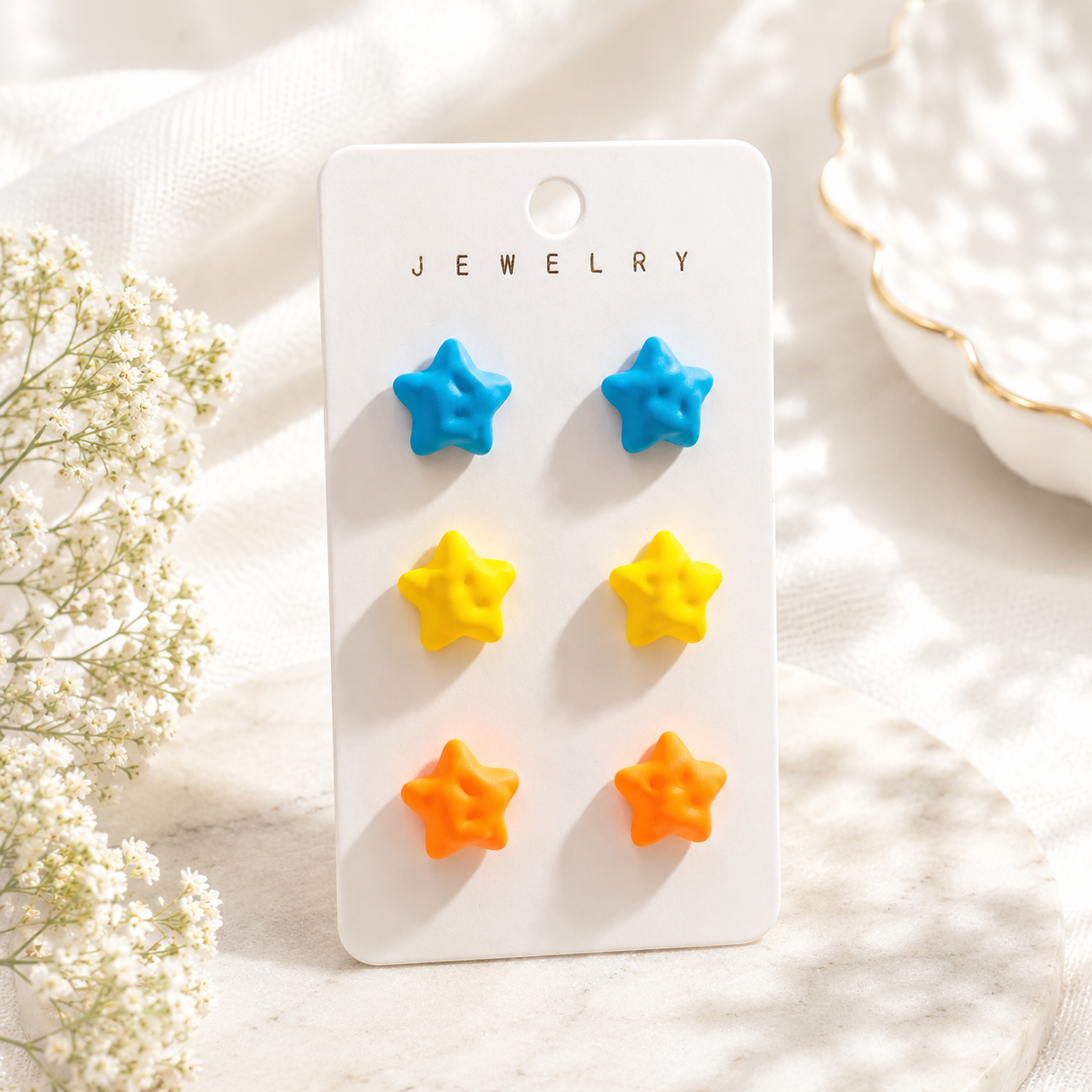 Twinkle Trio Earring Set - 8 color combos - Hello Baabs