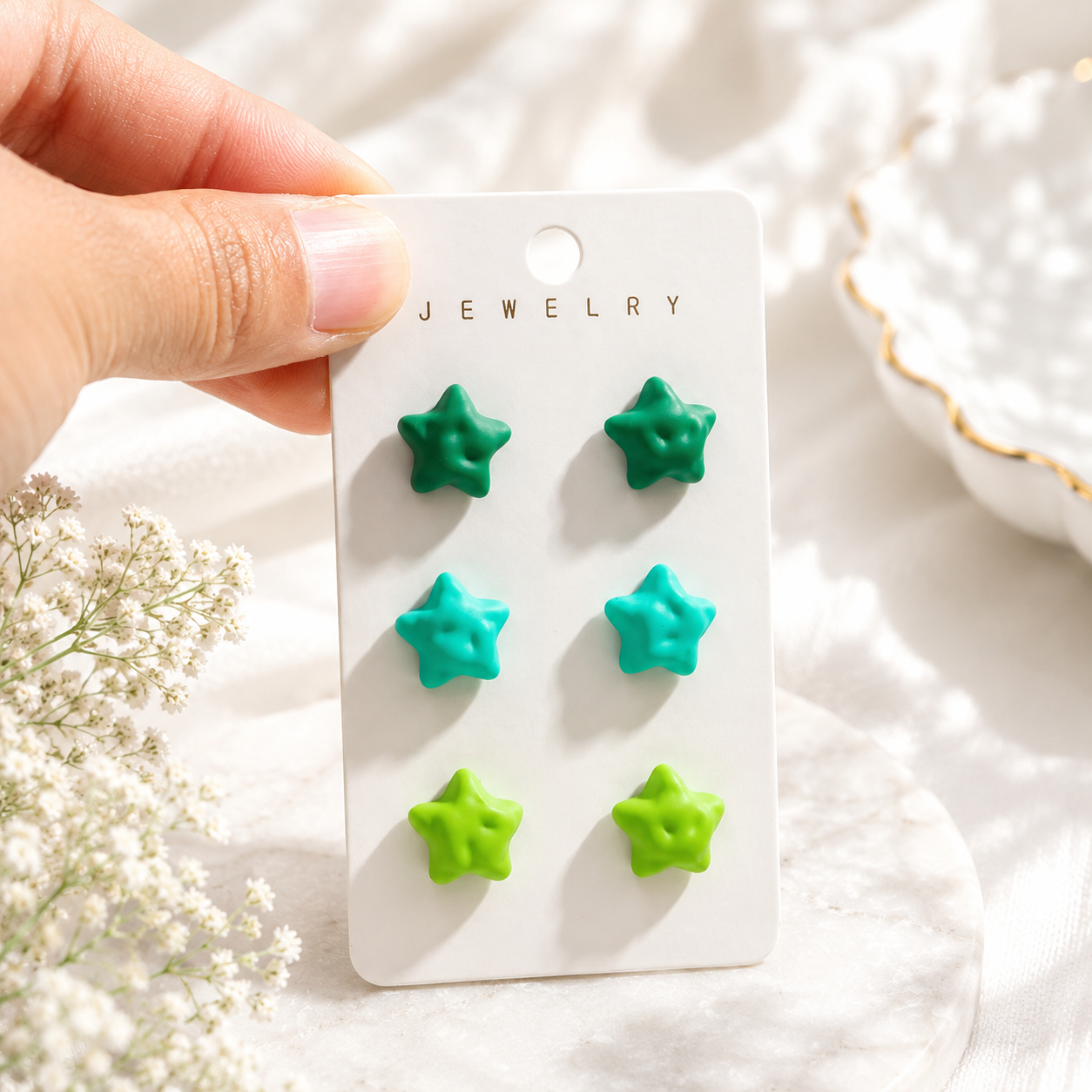 Twinkle Trio Earring Set - 8 color combos - Hello Baabs