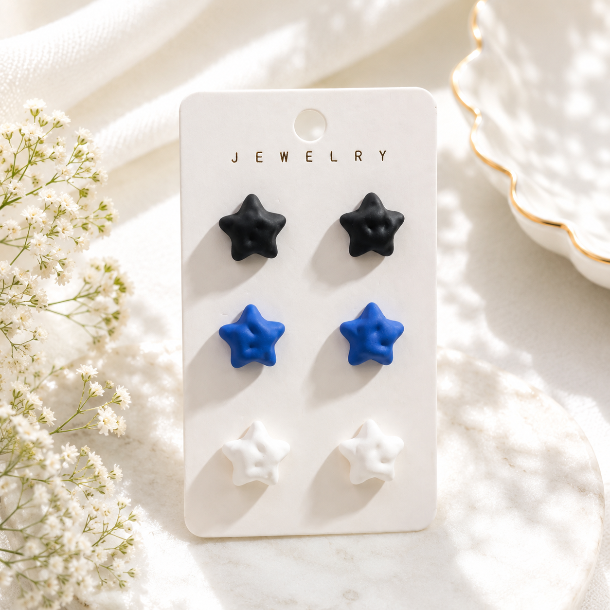 Twinkle Trio Earring Set - 8 color combos - Hello Baabs