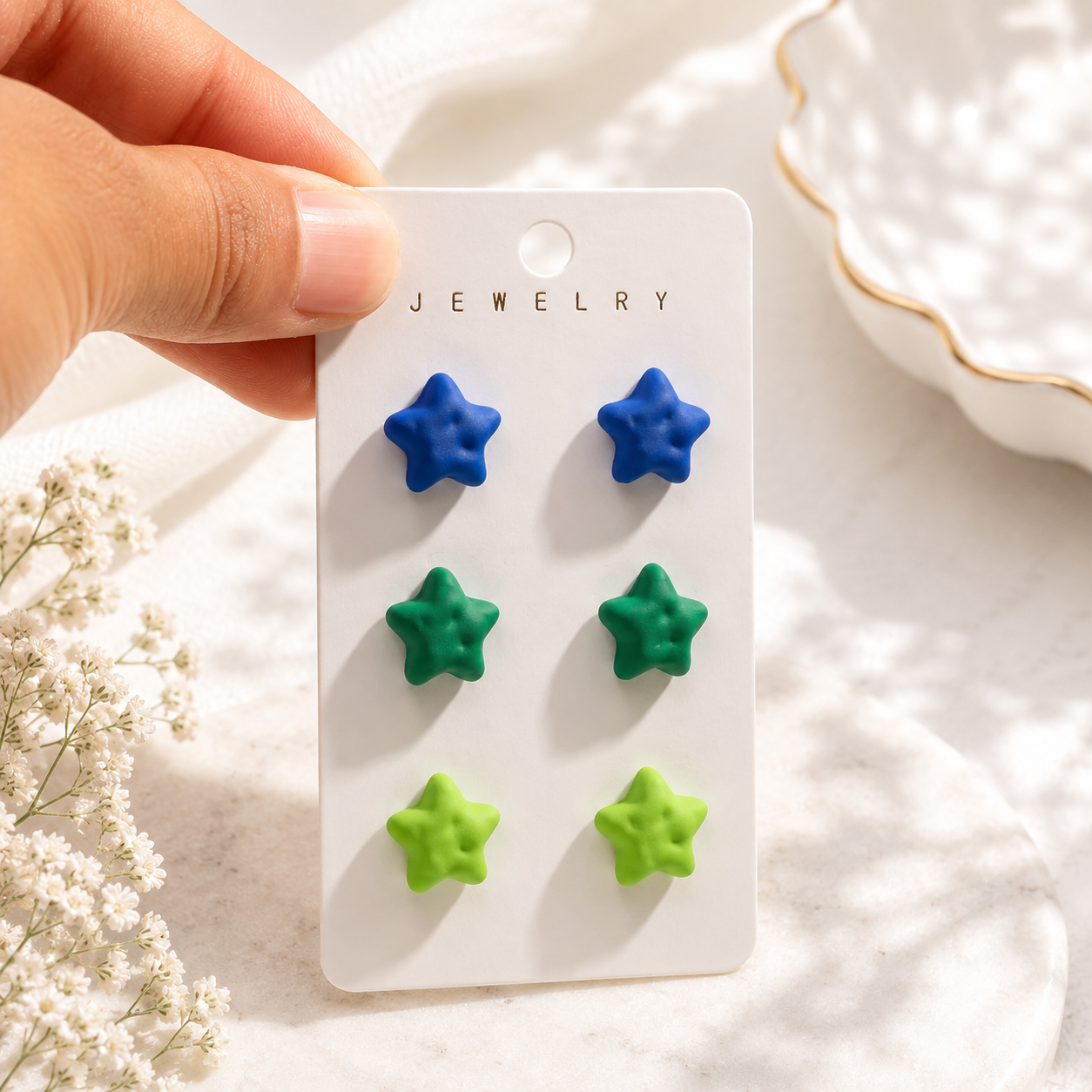 Twinkle Trio Earring Set - 8 color combos - Hello Baabs