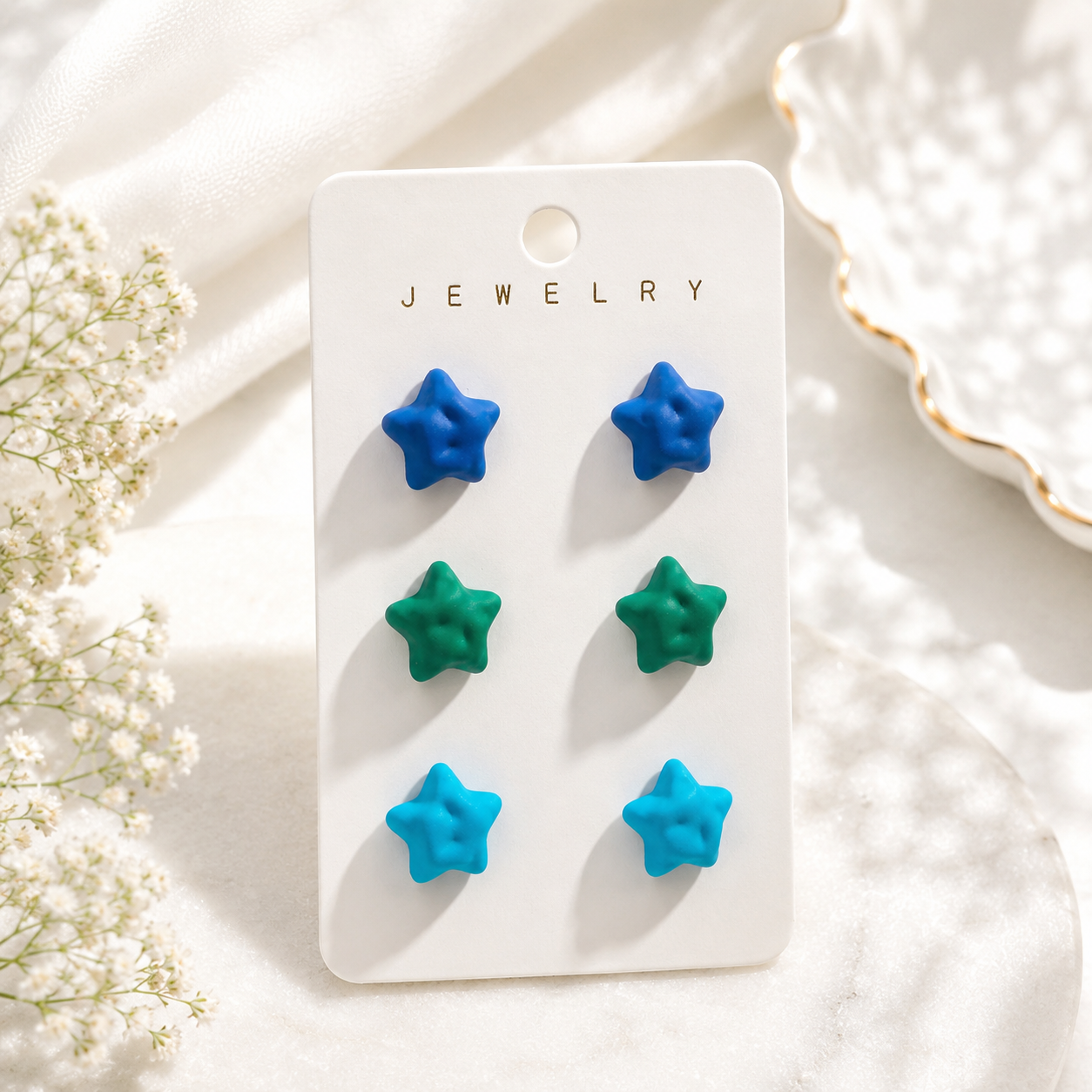Twinkle Trio Earring Set - 8 color combos - Hello Baabs