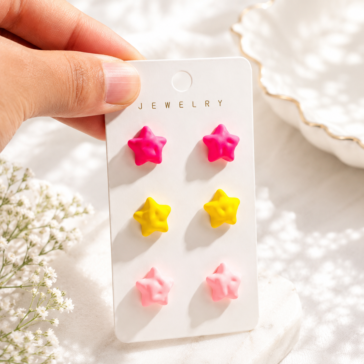 Twinkle Trio Earring Set - 8 color combos - Hello Baabs