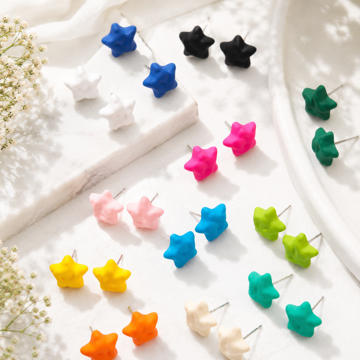 Twinkle Trio Earring Set - 8 color combos - Hello Baabs