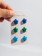 Twinkle Trio Earring Set - 8 color combos - Hello Baabs LLC 