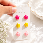 Twinkle Trio Earring Set - 8 color combos - Hello Baabs LLC 