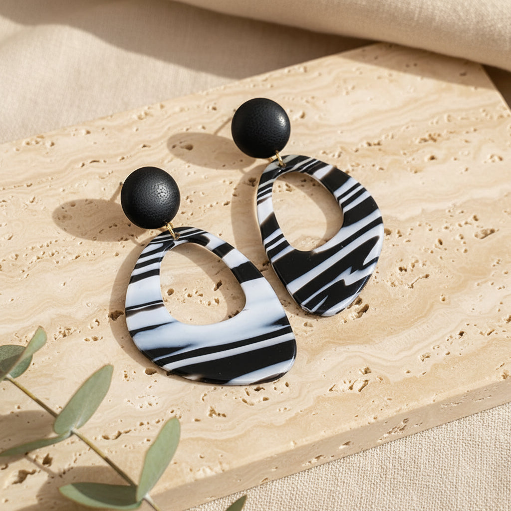 Untamed Chic Earrings - 4 colors - Hello Baabs