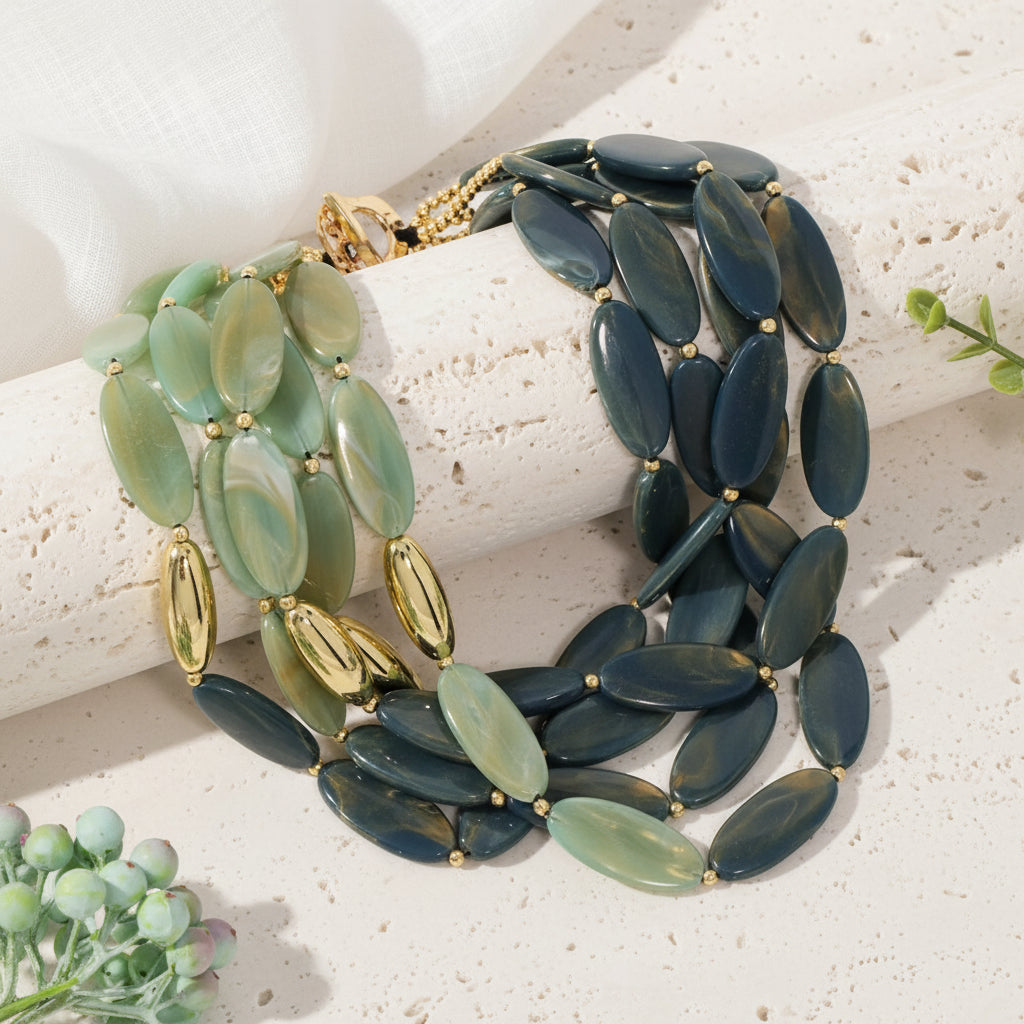 Verdant Sapphire Luxe Necklace - Hello Baabs
