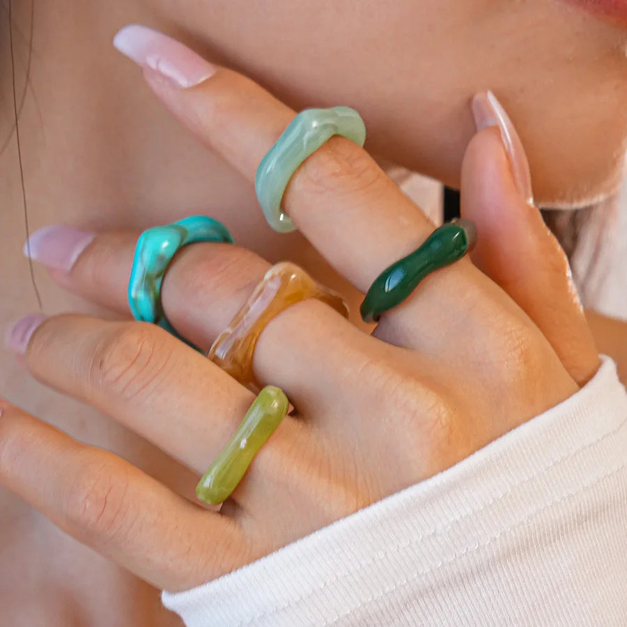 Vibe Stacker 5pc Set (size 6-8) - 7 color variants - Hello Baabs LLC 