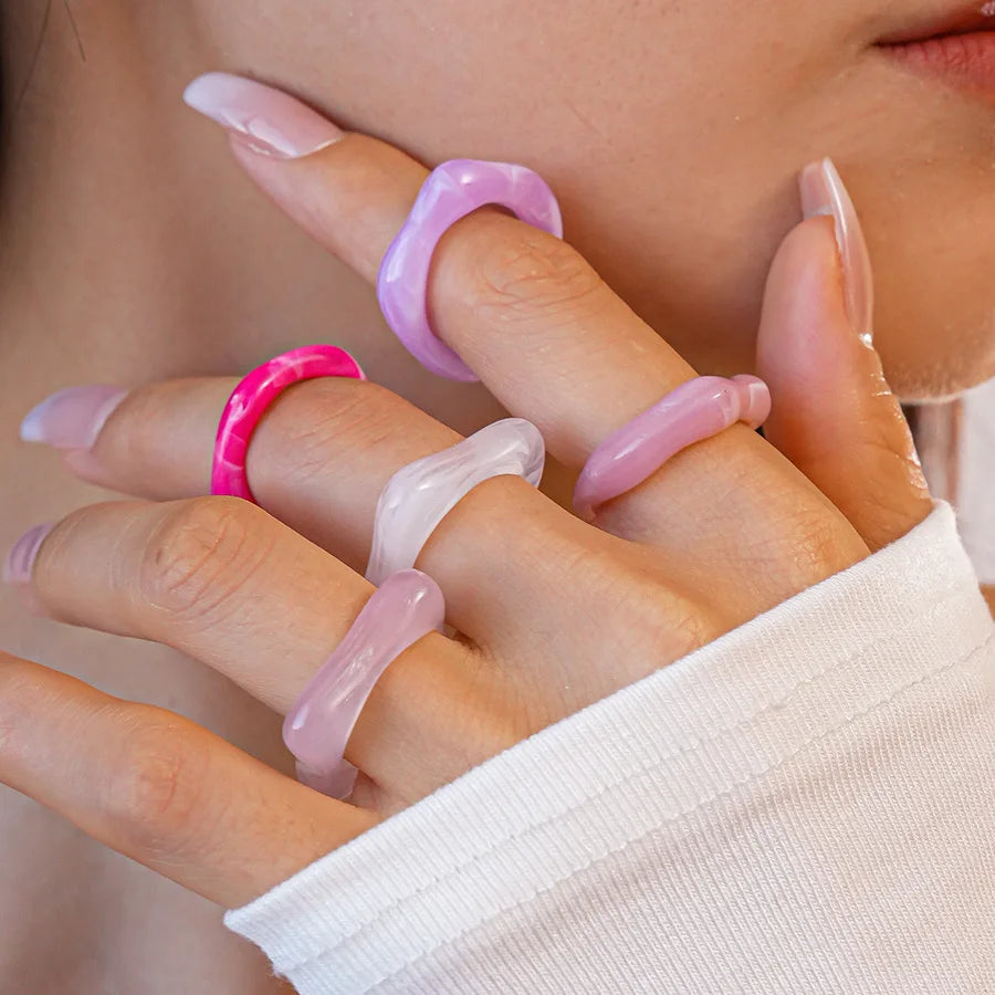 Vibe Stacker 5pc Set (size 6-8) - 7 color variants - Hello Baabs LLC 