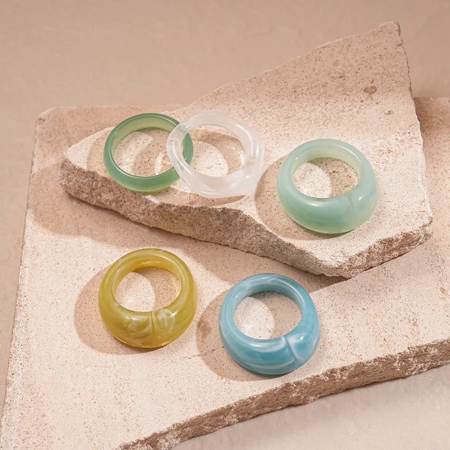 Vibe Stacker 5pc Set (size 6-8) - 7 color variants - Hello Baabs LLC 