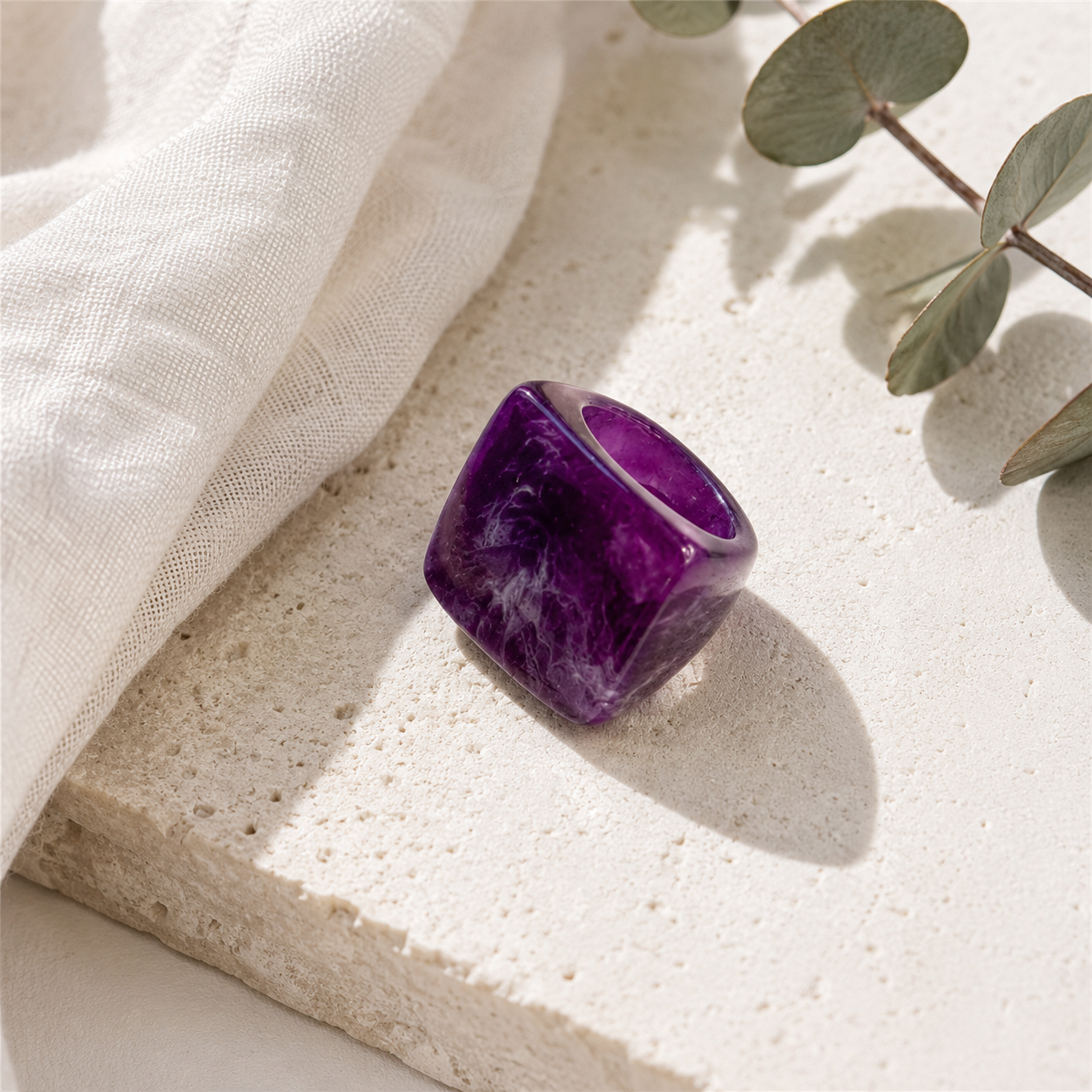 Vibrant Pulse Ring (size 7) - 7 colors - Hello Baabs