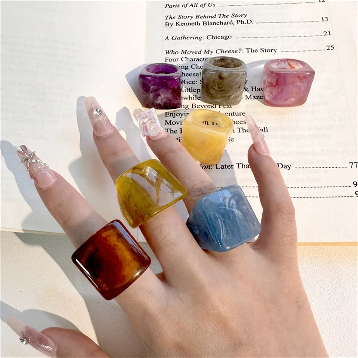 Vibrant Pulse Ring (size 7) - 7 colors - Hello Baabs LLC 