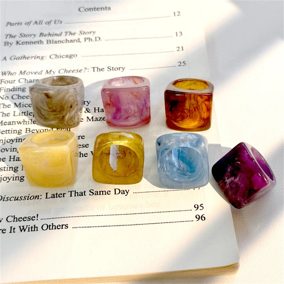 Vibrant Pulse Ring (size 7) - 7 colors - Hello Baabs LLC 