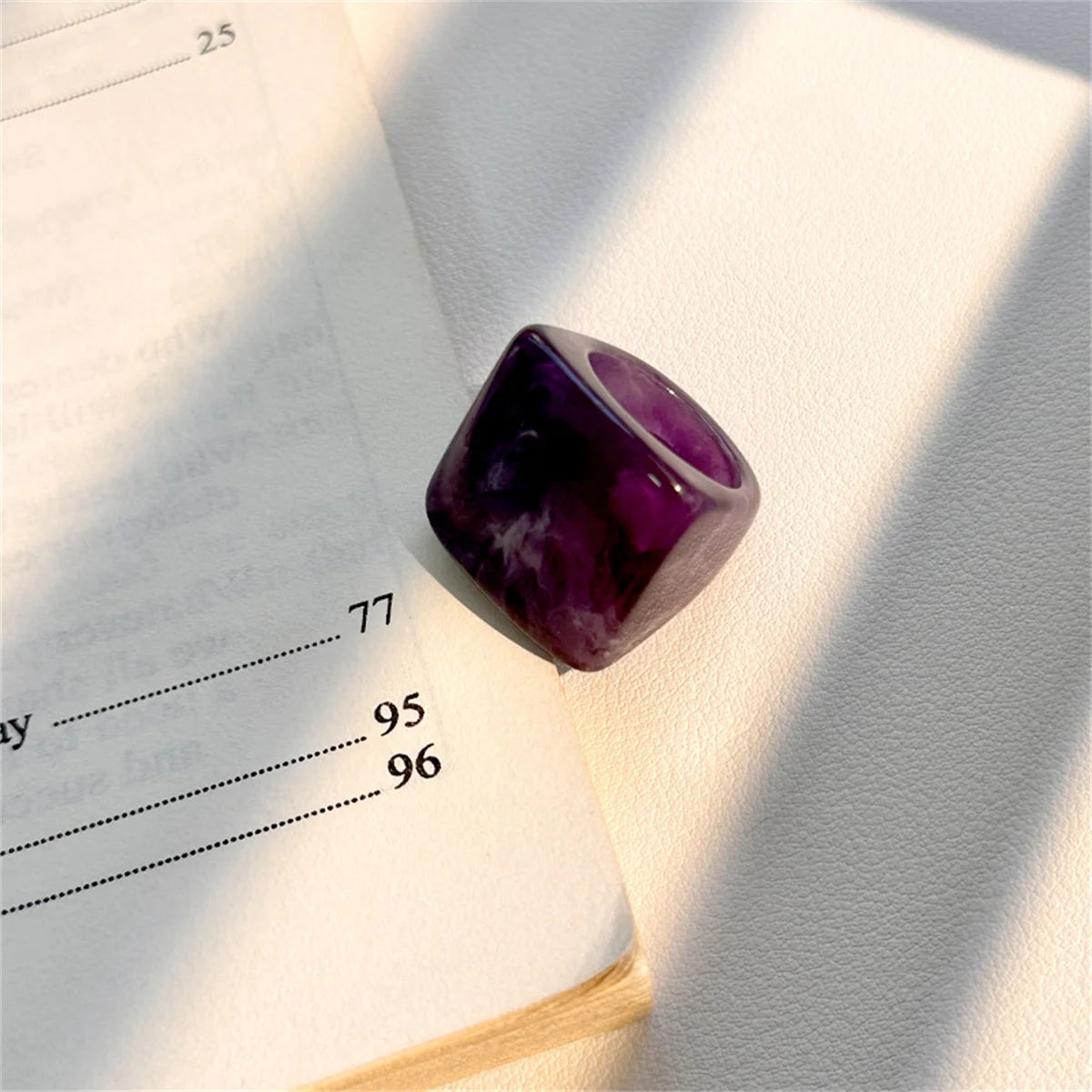 Vibrant Pulse Ring (size 7) - 7 colors - Hello Baabs LLC 