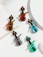 Violin Vibes Pin - 5 colors - Hello Baabs LLC 