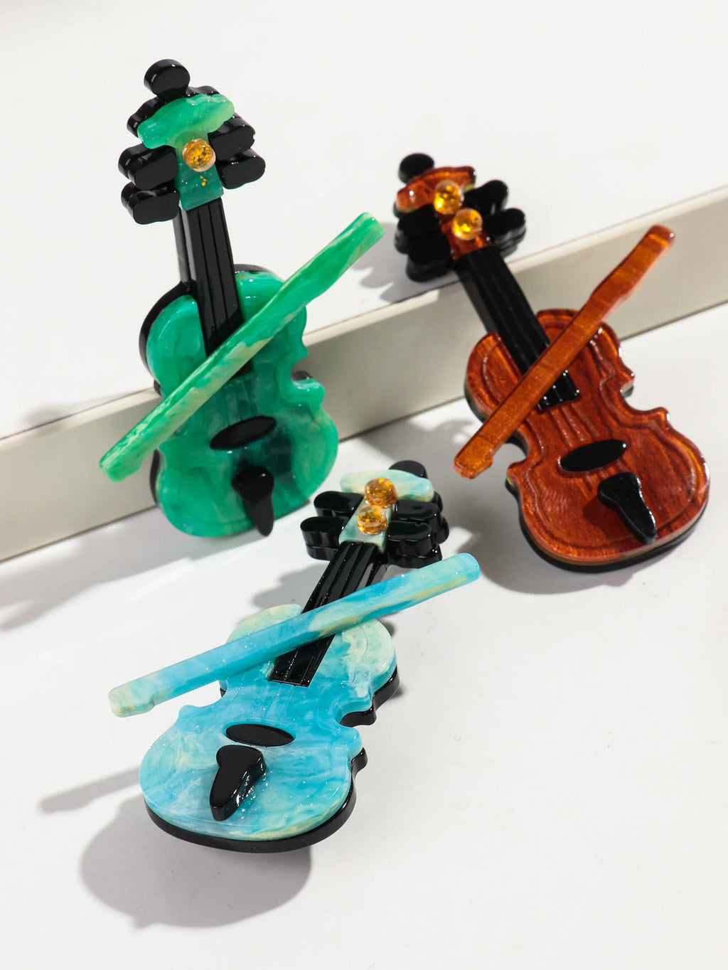 Violin Vibes Pin - 5 colors - Hello Baabs LLC 