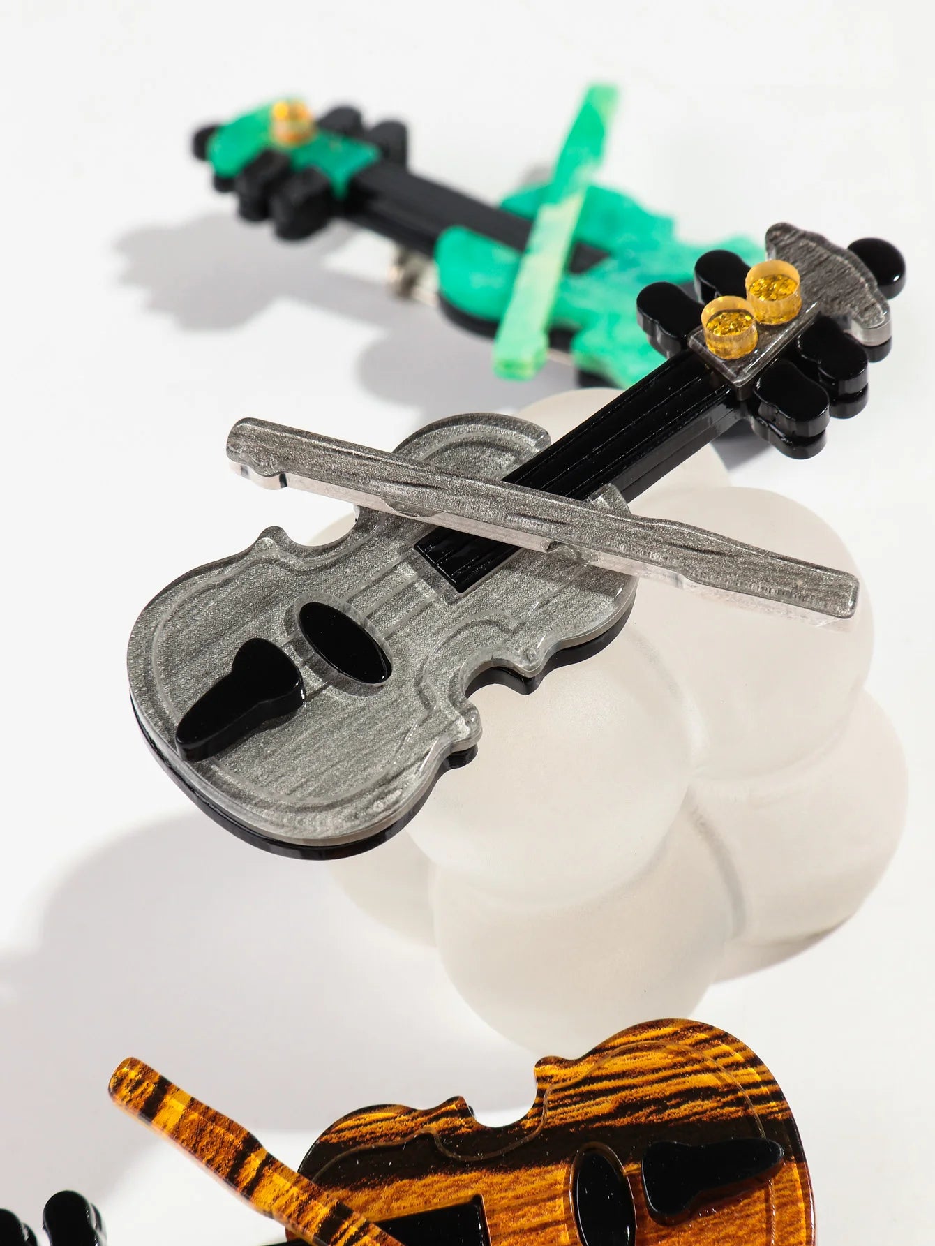 Violin Vibes Pin - 5 colors - Hello Baabs LLC 
