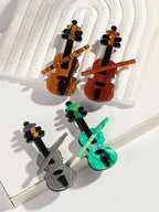 Violin Vibes Pin - 5 colors - Hello Baabs LLC 