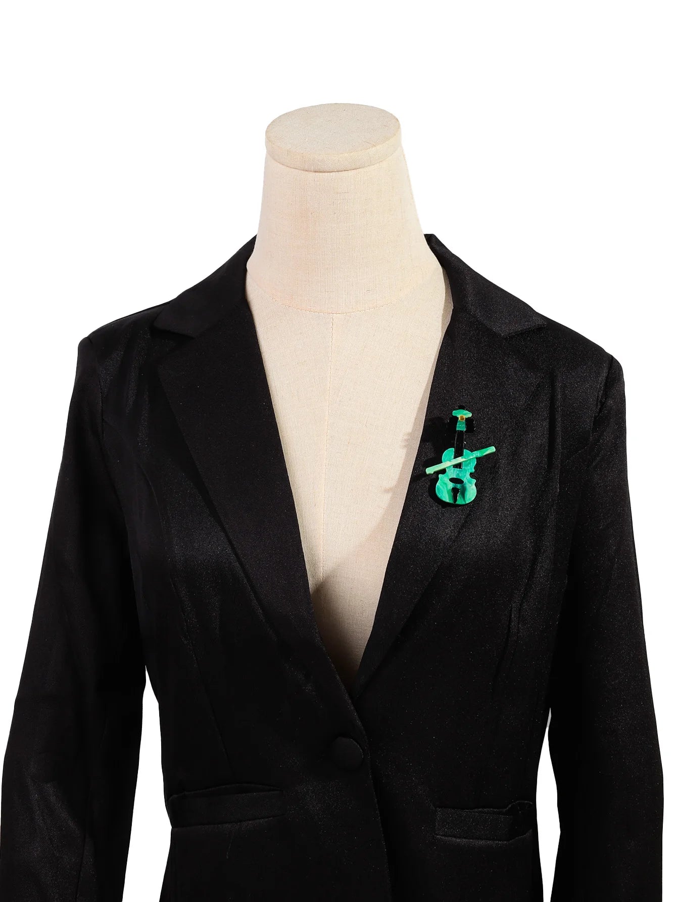 Violin Vibes Pin - 5 colors - Hello Baabs LLC 