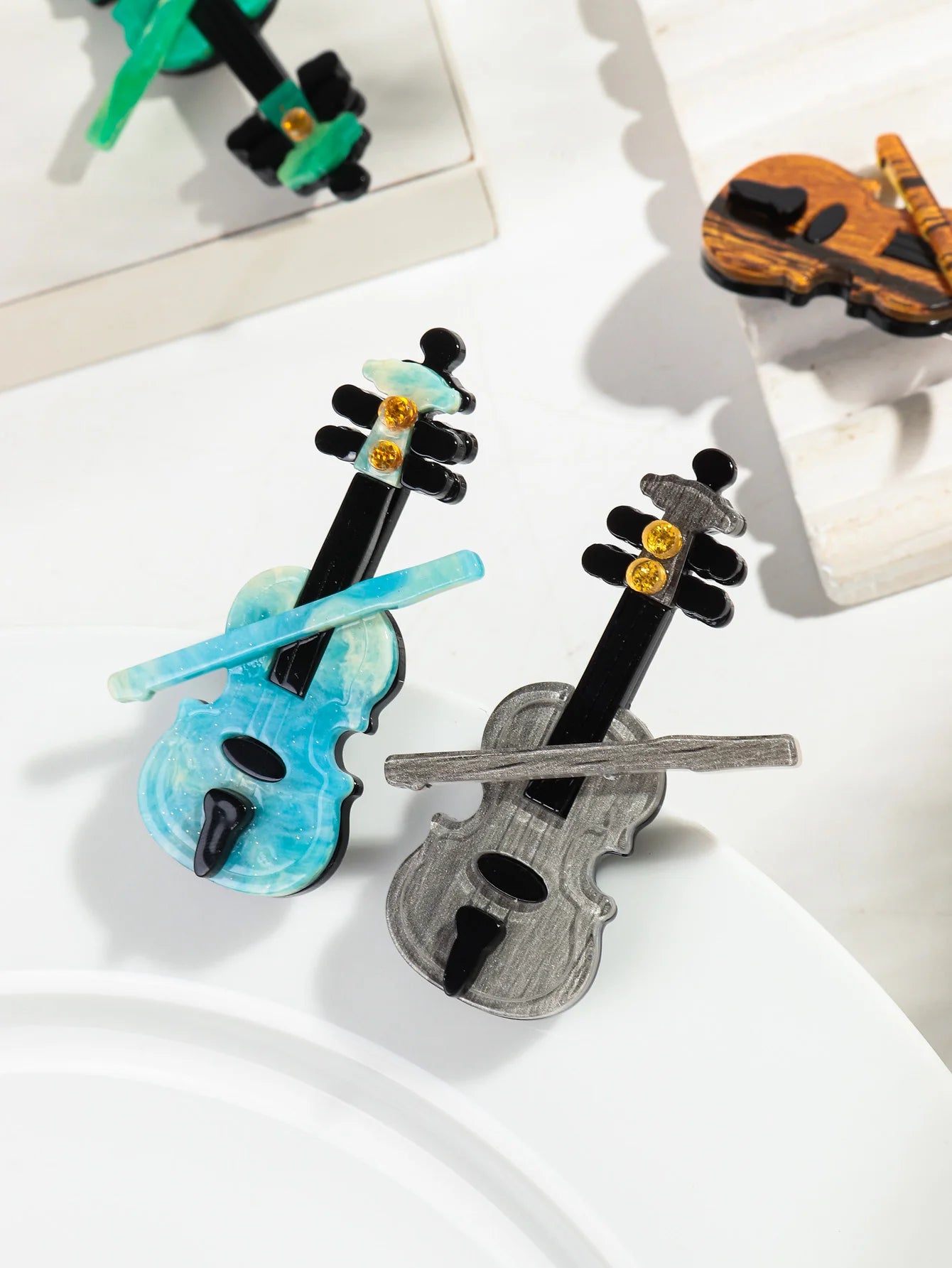 Violin Vibes Pin - 5 colors - hello baabs 