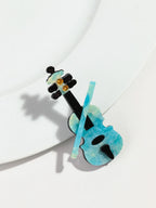 Violin Vibes Pin - 5 colors - hello baabs 