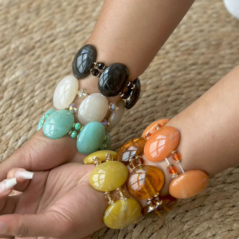 Viva Vibe Stretch Bracelet - 9 colors - Hello Baabs