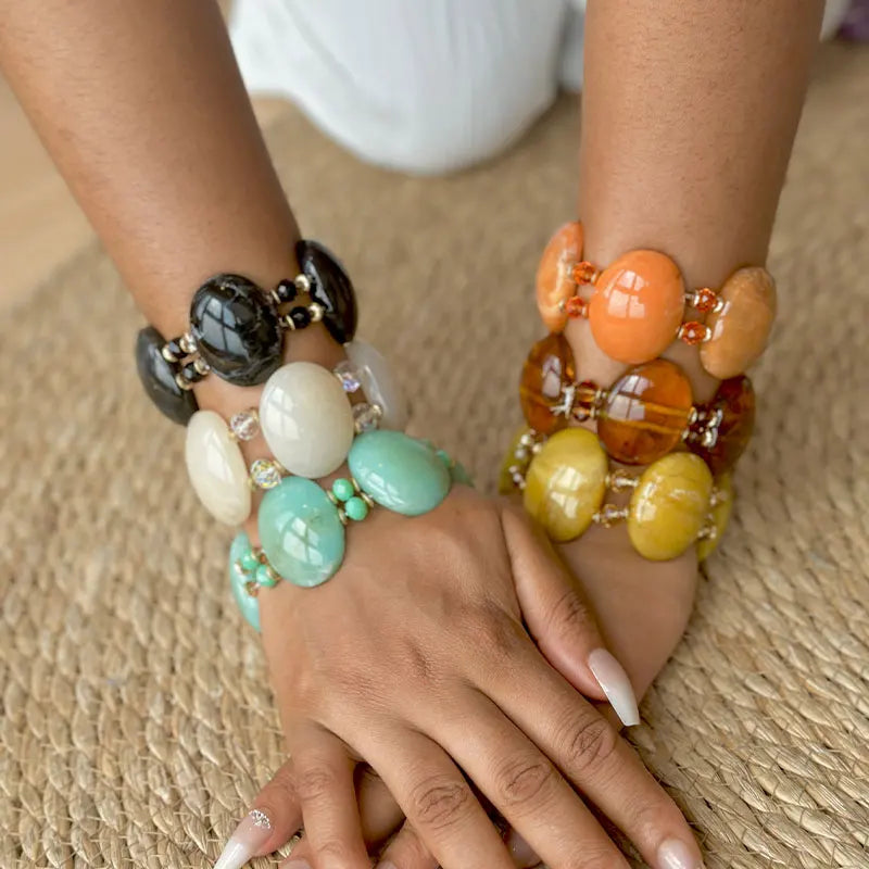 Viva Vibe Stretch Bracelet - 9 colors - hello baabs 