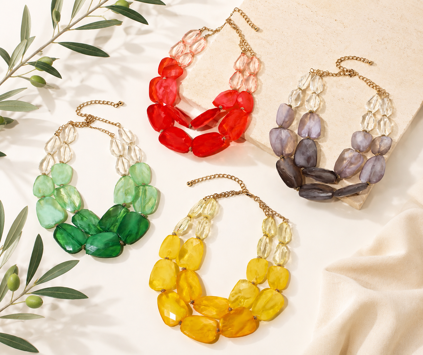 Vivid Verse Necklace - 15 colors - Hello Baabs