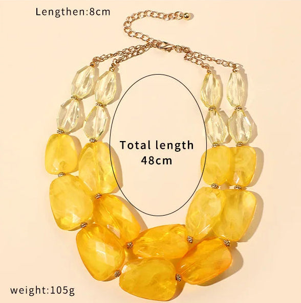 Vivid Verse Necklace - 15 colors - hello baabs 