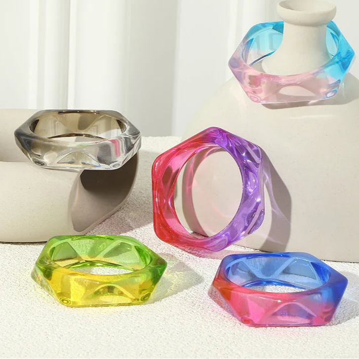 Vivid Verve Bangles (2.52" diameter) - 4 colors - hello baabs 