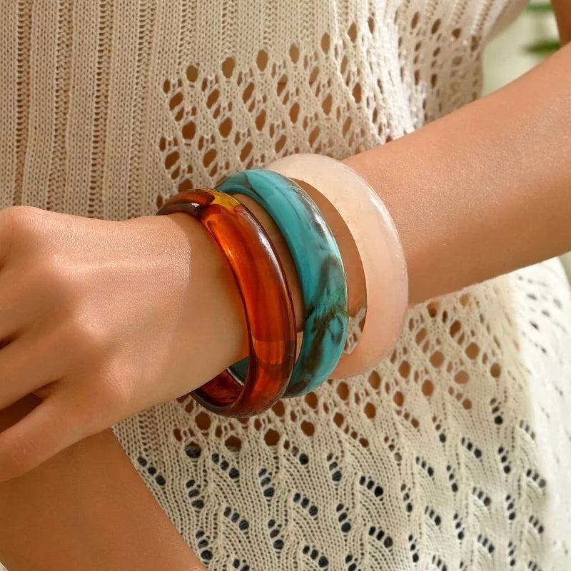 Vivid Vibe Bangles (2.52" diameter) - 3 colors - hello baabs 