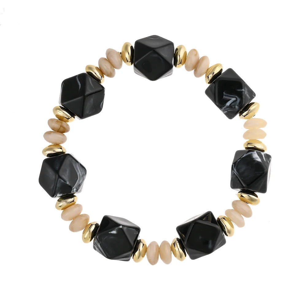Wander Shape Stretch Bracelet - 7 colors - hello baabs 