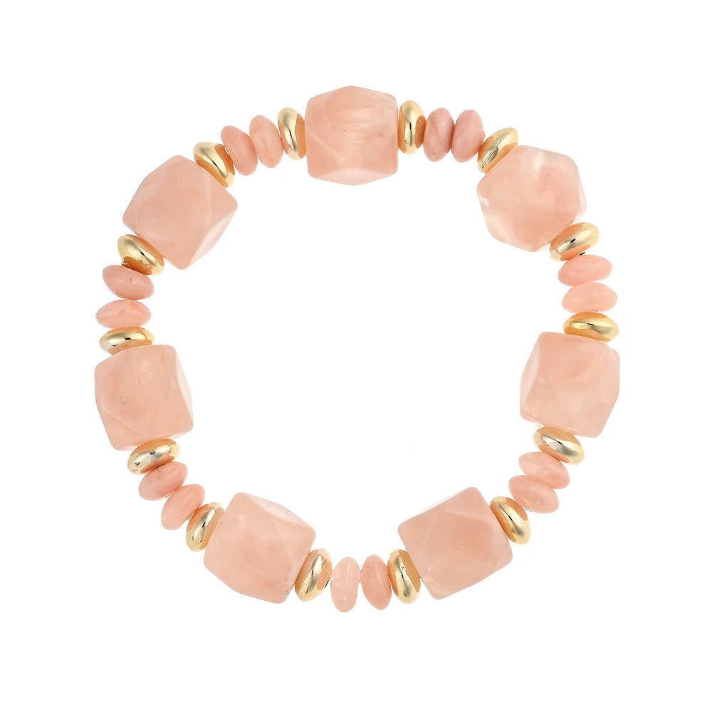 Wander Shape Stretch Bracelet - 7 colors - hello baabs 