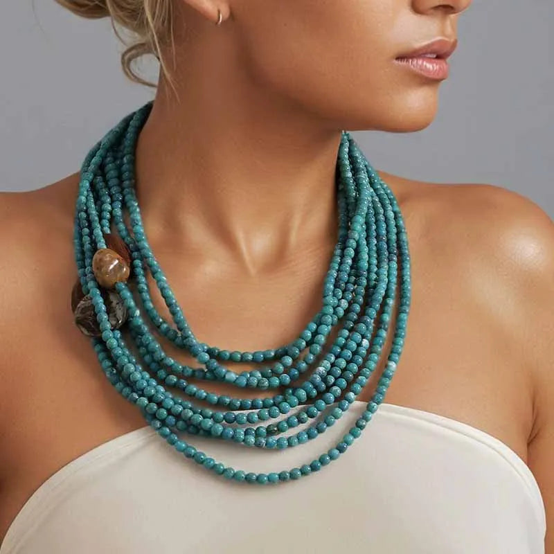 Wanderlust Waves Necklace - Hello Baabs