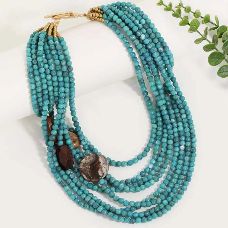 Wanderlust Waves Necklace - Hello Baabs