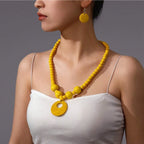 Wanderwood Harmony Necklace & Earrings Set - 6 colors - hello baabs 