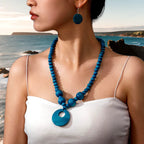 Wanderwood Harmony Necklace & Earrings Set - 6 colors - hello baabs 