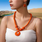 Wanderwood Harmony Necklace & Earrings Set - 6 colors - hello baabs 
