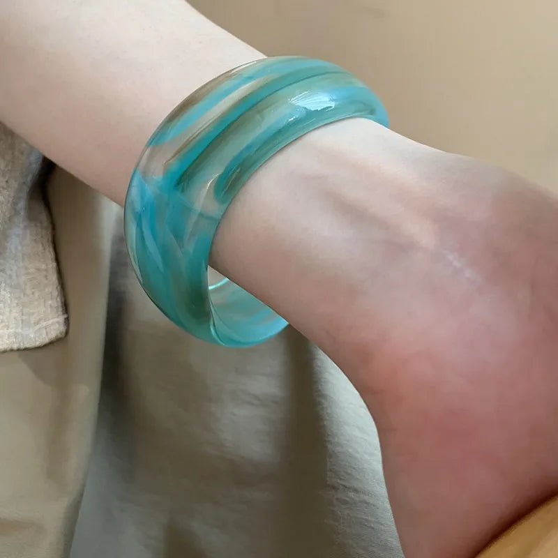 Wave Muse Bangles (2.64" diameter) - 5 colors - hello baabs 