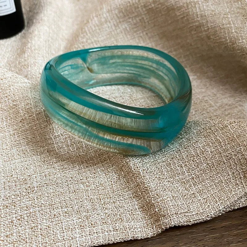 Wave Muse Bangles (2.64" diameter) - 5 colors - hello baabs 