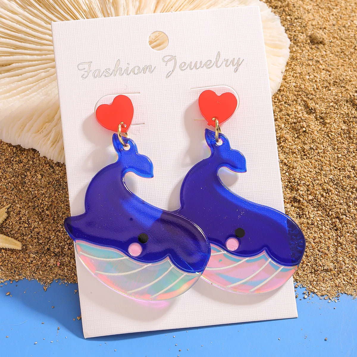 Whale of a Look Earrings - hello baabs 