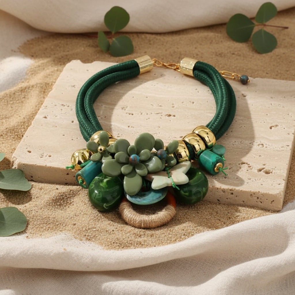 Wild Bloom Totem Necklace - 5 colors - Hello Baabs