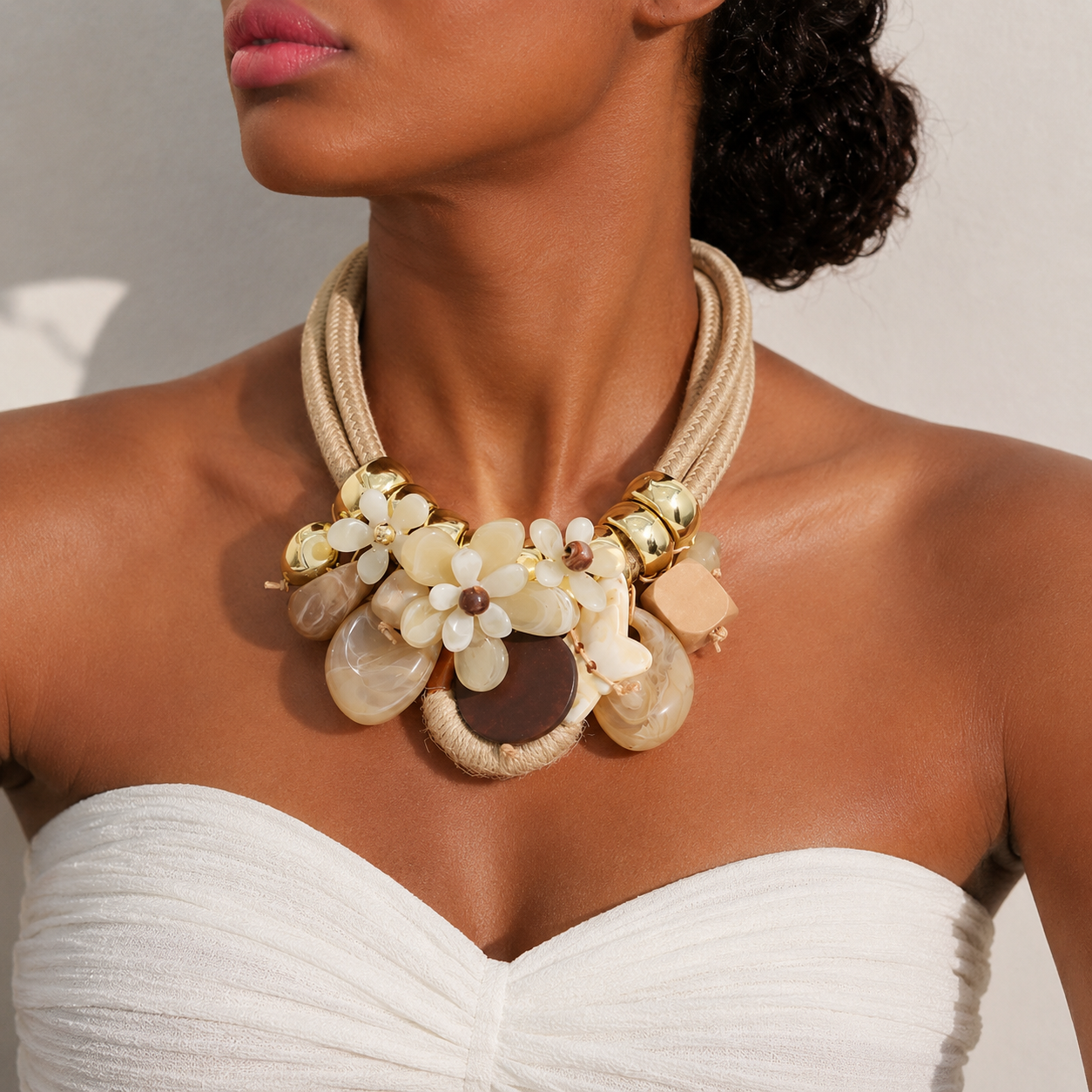Wild Bloom Totem Necklace - 5 colors - Hello Baabs