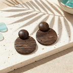 Wild Grain Wood Earrings - Hello Baabs