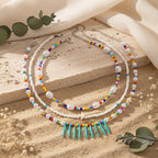 Wild Pearl Rhythm Necklace - Hello Baabs LLC 