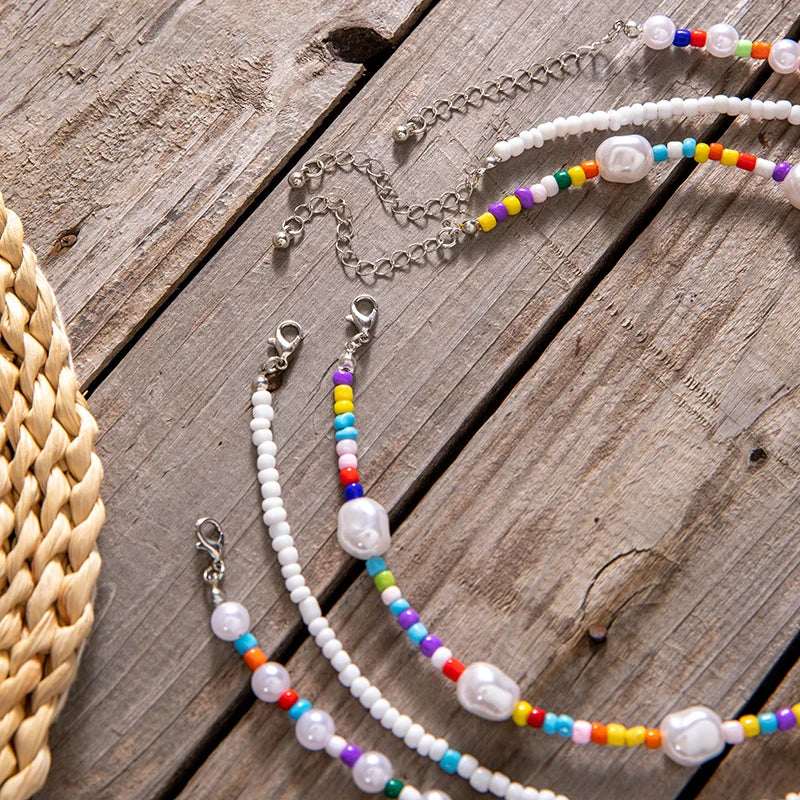 Wild Pearl Rhythm Necklace - hello baabs 