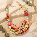 Wildflower Wave Necklace - 2 colors - Hello Baabs