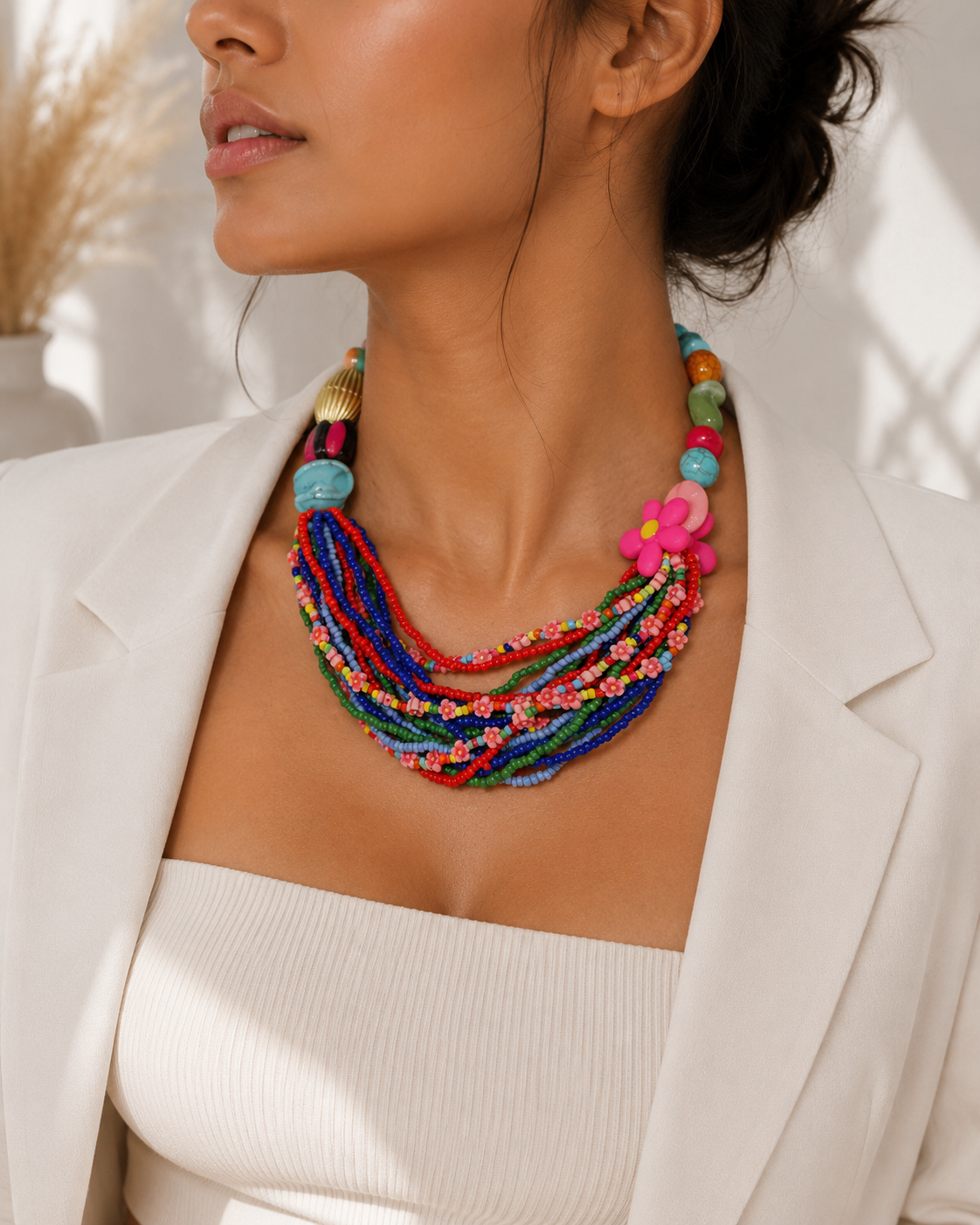 Wildflower Wave Necklace - 2 colors - Hello Baabs