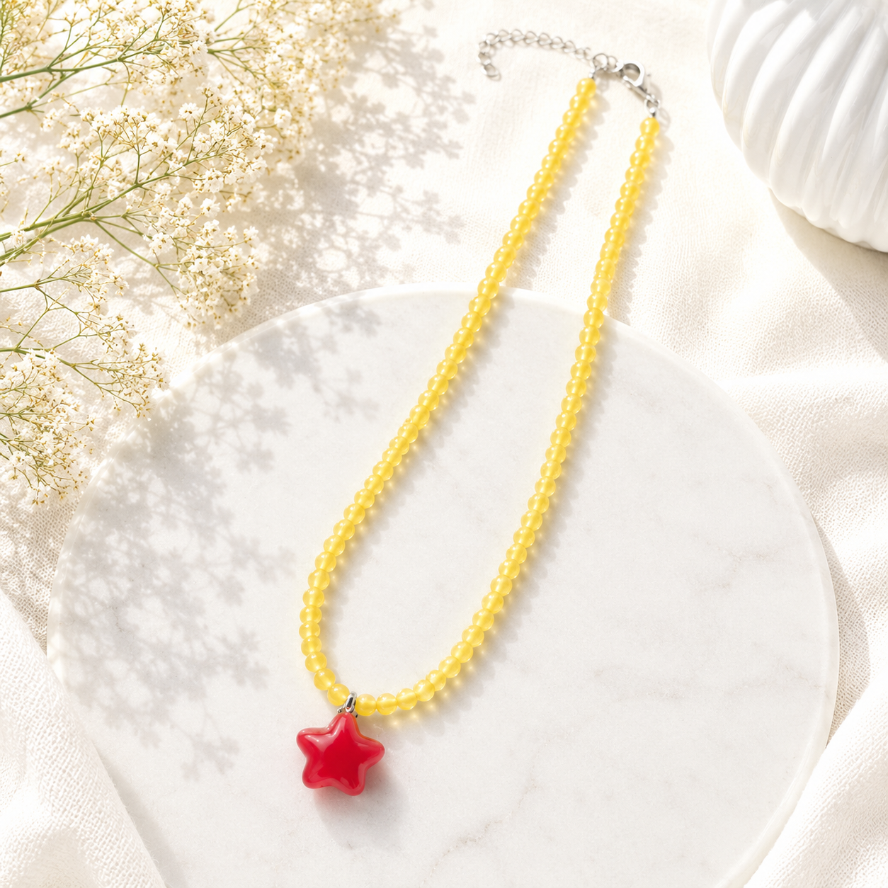 Wishing Star Necklace - 8 colors - Hello Baabs